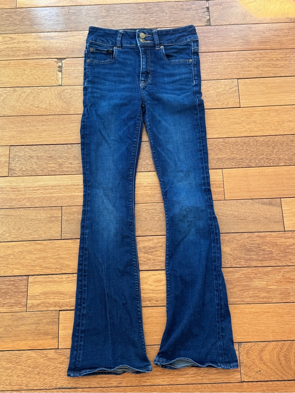 American Eagle Outfitters Dark Blue Flare Jeans